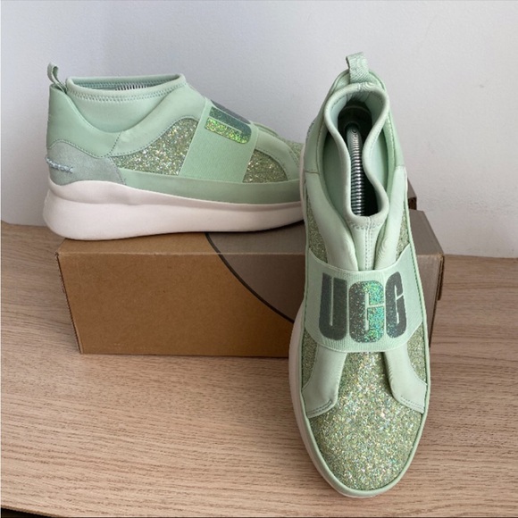 UGG Shoes - Ugg Neutra Chunky Glitter Platform Sneaker “Mint”- SZ 10